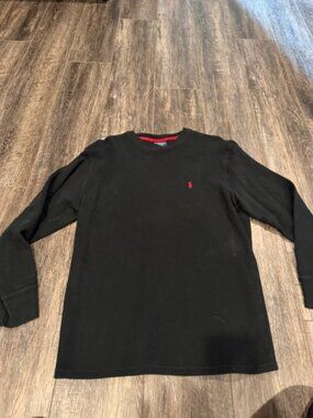 Polo (Ralph Lauren) Black Mens Thermal Shirt (Sleepwear) - XL